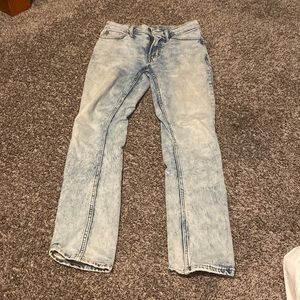 mens acid washed jeans